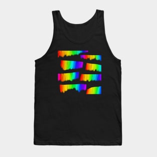 Watercolour rainbow pattern Tank Top